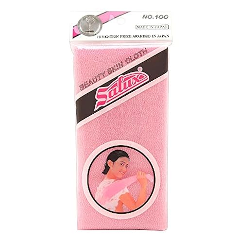 Salux Nylon Japonés Belleza Piel Baño Lavado Paño De Toalla/Rosa