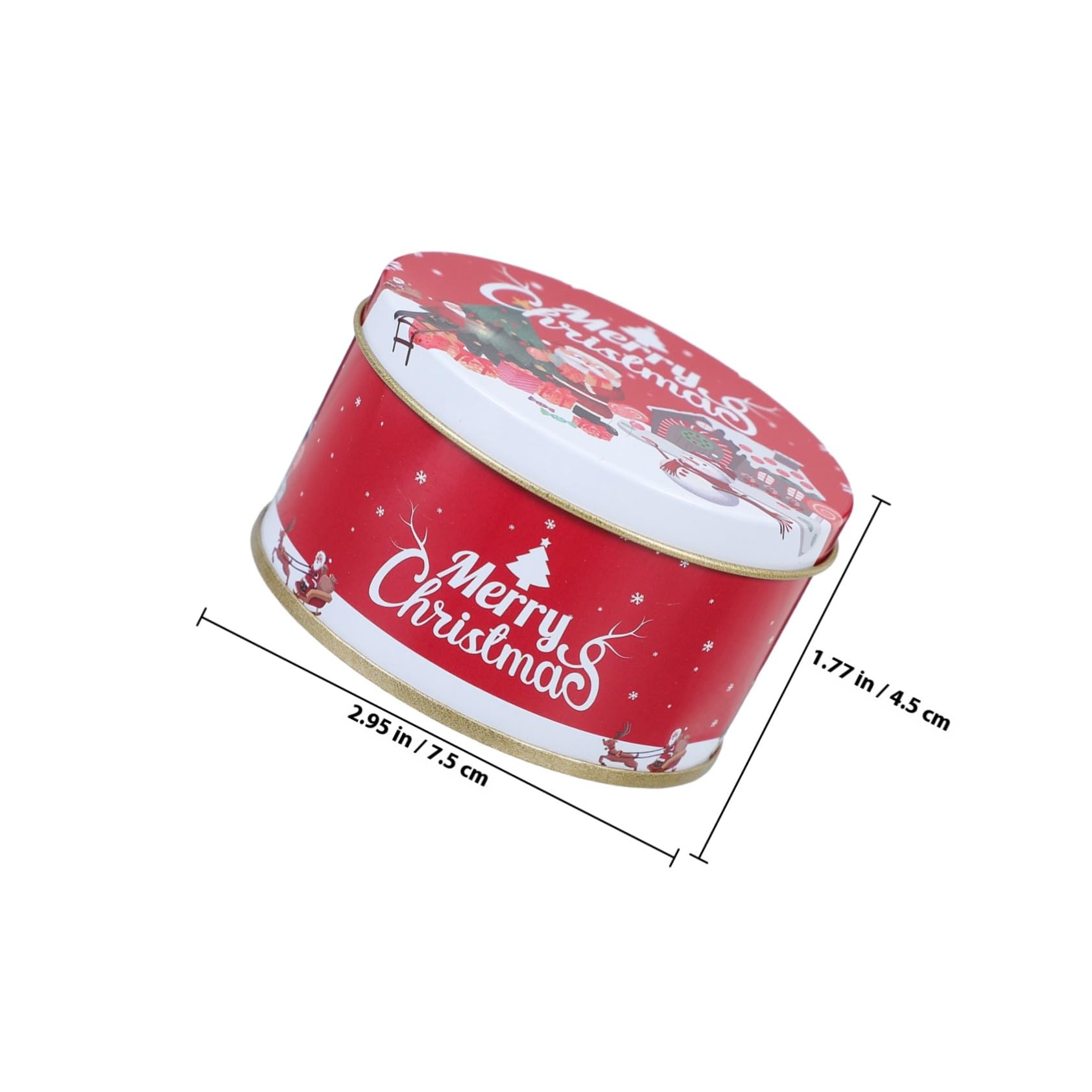 12 Pezzi Natalizie Miniature in Resistenti per Caramelle Biscotti e Cioccolato Decorazioni Natalizie Colorate per Festa e Casa