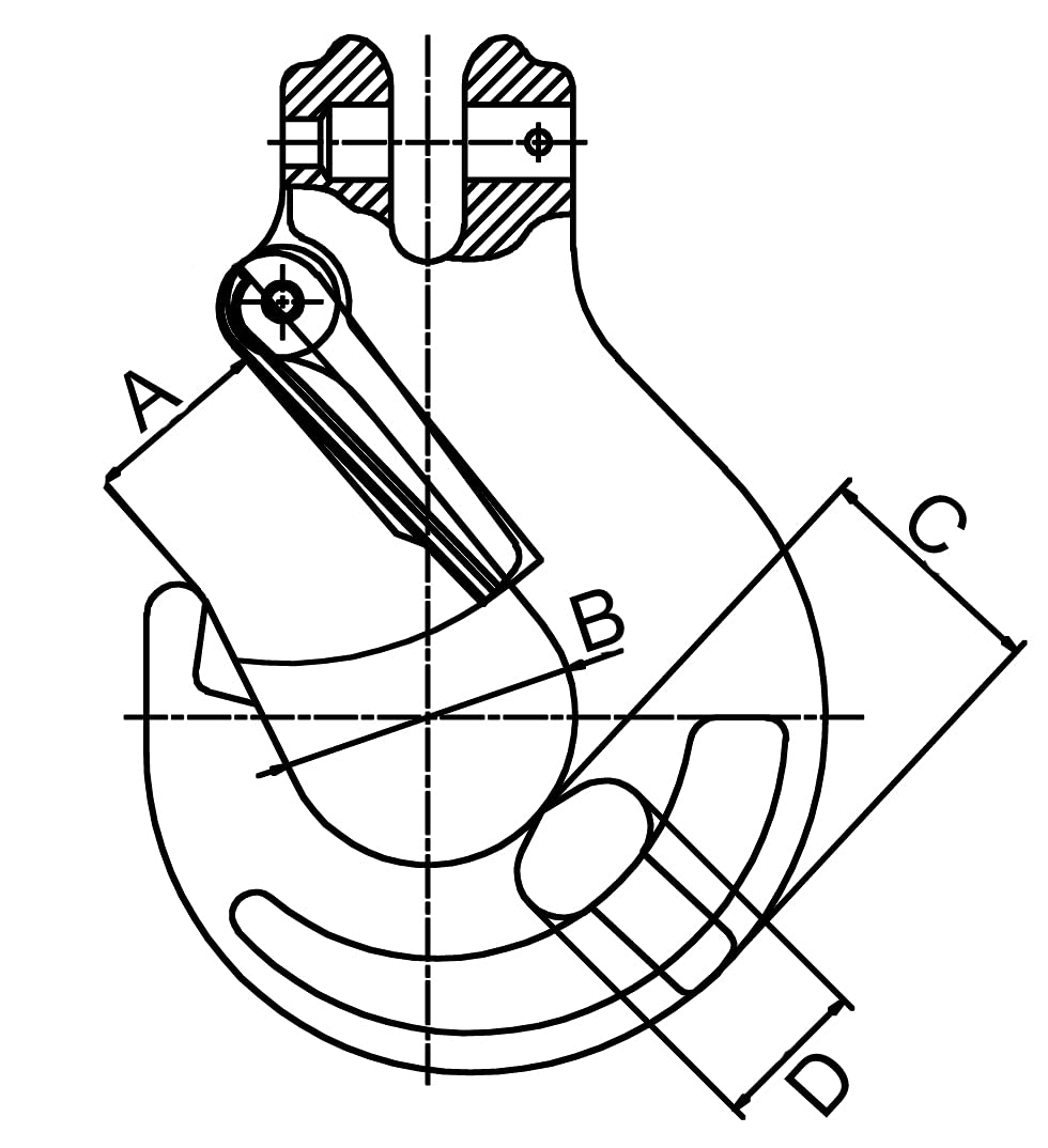 Zurrkette Güteklasse 8 - 10mm 4,0m Mit Ratschenspanner, Verzinkt
