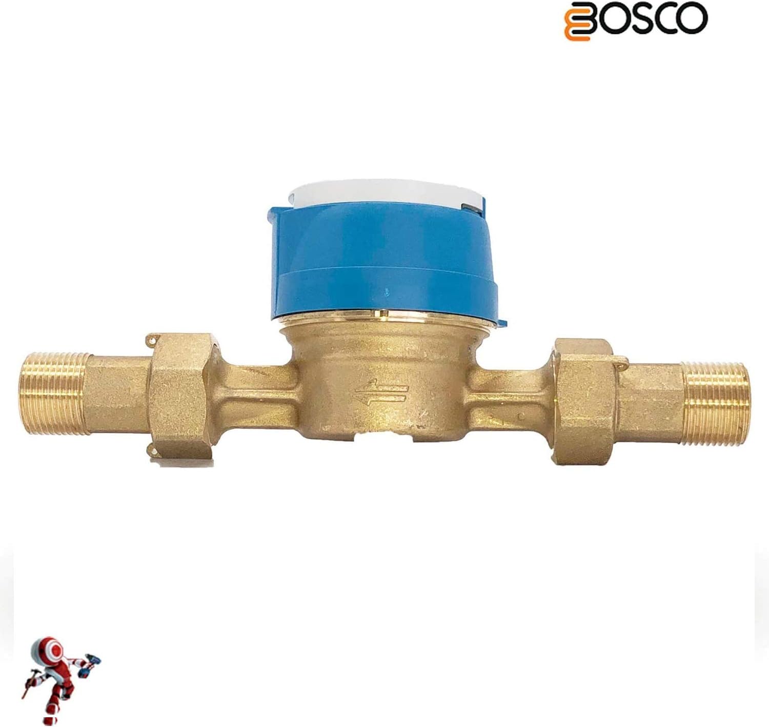 Contatore Acqua Fredda Bosco 1/2 - Asciutto, Articolo 6900621/2, Per Impianti Idraulici