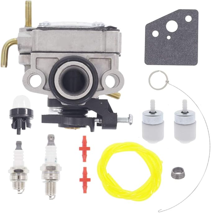 Hutdkte 75308323 Carburetor + AC04122 Fuel Line Kit for
