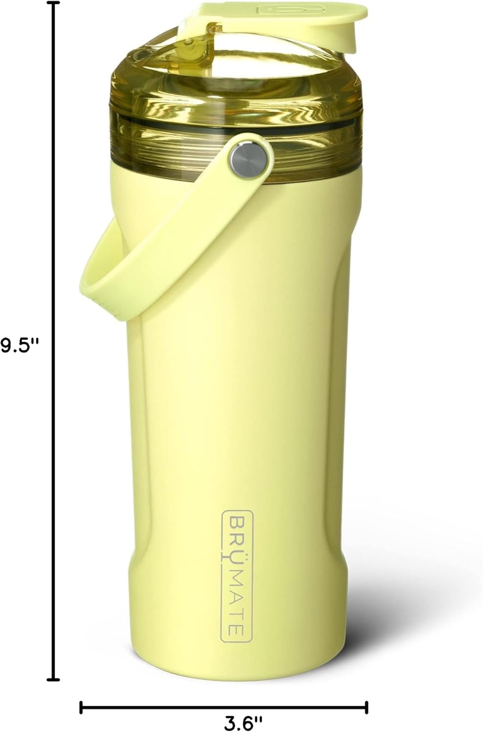 BrüMate MultiShaker Blender Shaker Bottle | 100% Leakproof Insulated Stainless Steel | Pre Workout and Protein Shaker Bottle for the Gym | 26oz (Prickly Pear) - Image 7