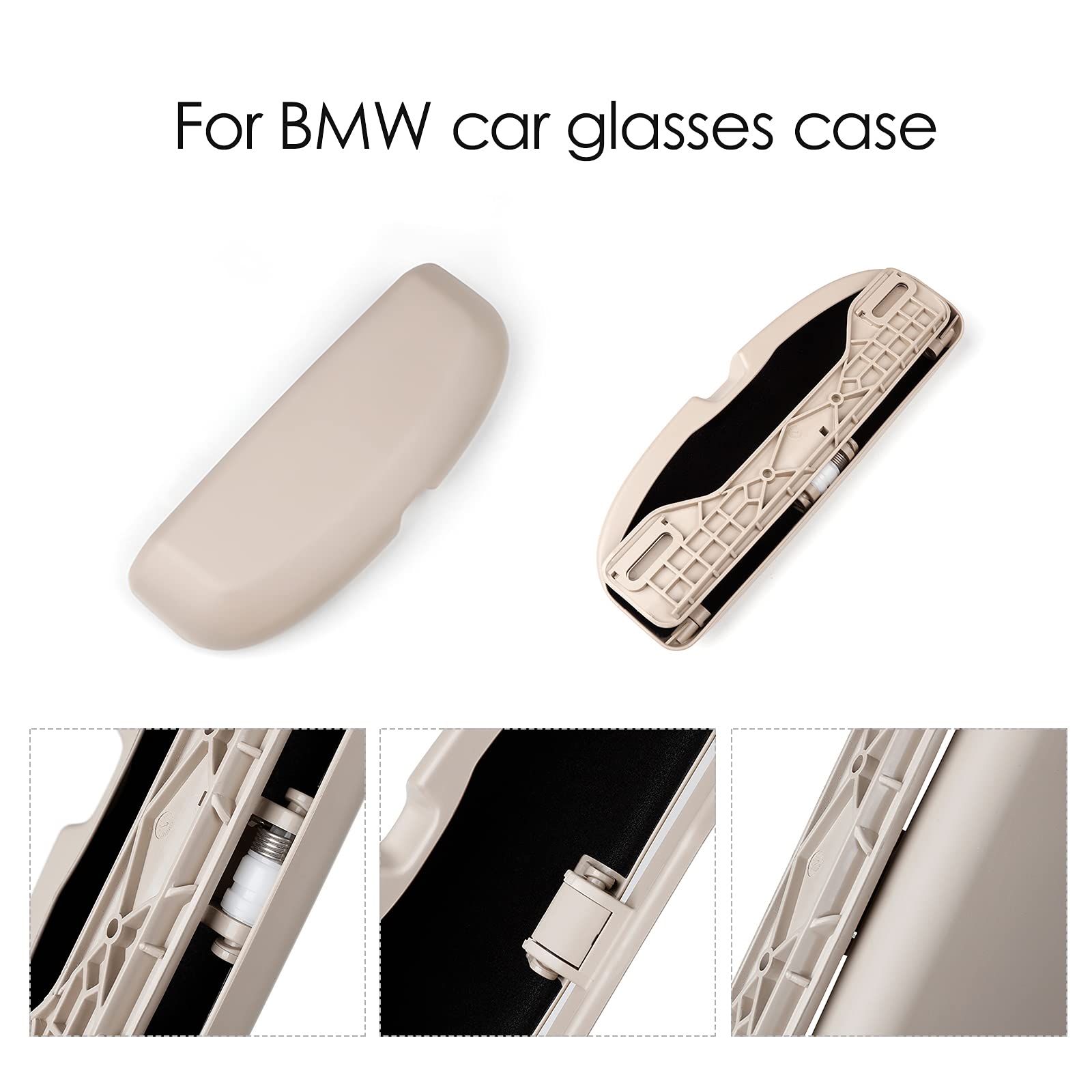 DWVV Boîte à Lunettes De Soleil Voiture - Rangement Compatible BMW Série 1 3 5 X3 X5