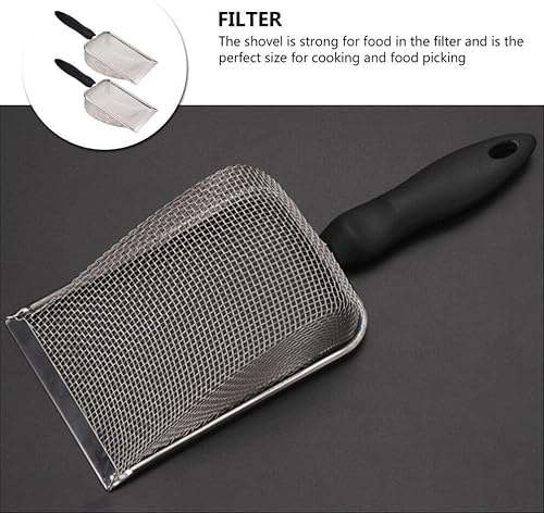 Miniatura 9 de Pala de playa al aire libre Pala de limpieza de malla Pala de cocina de alimentos Pala de filtro de arena pala conveniente pala ligera herramienta
