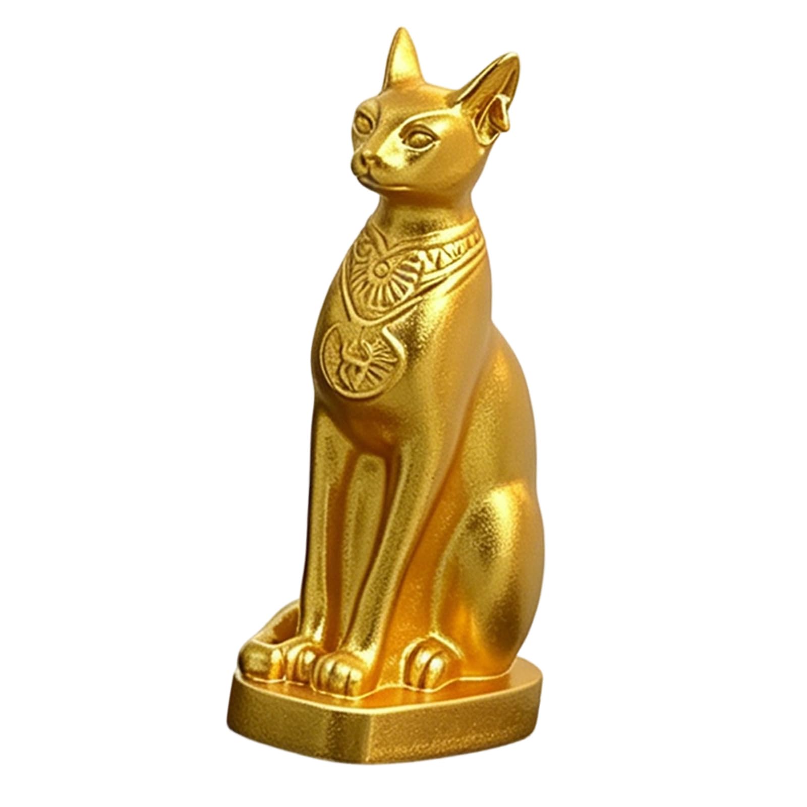 Msioytog Egyptian Bastet Felines Cats Goddesses Statue Resin Ancient Egypts Bastet Figurines Animal Sculptures Desktop Decors Egyptian Cats Goddesses Statue