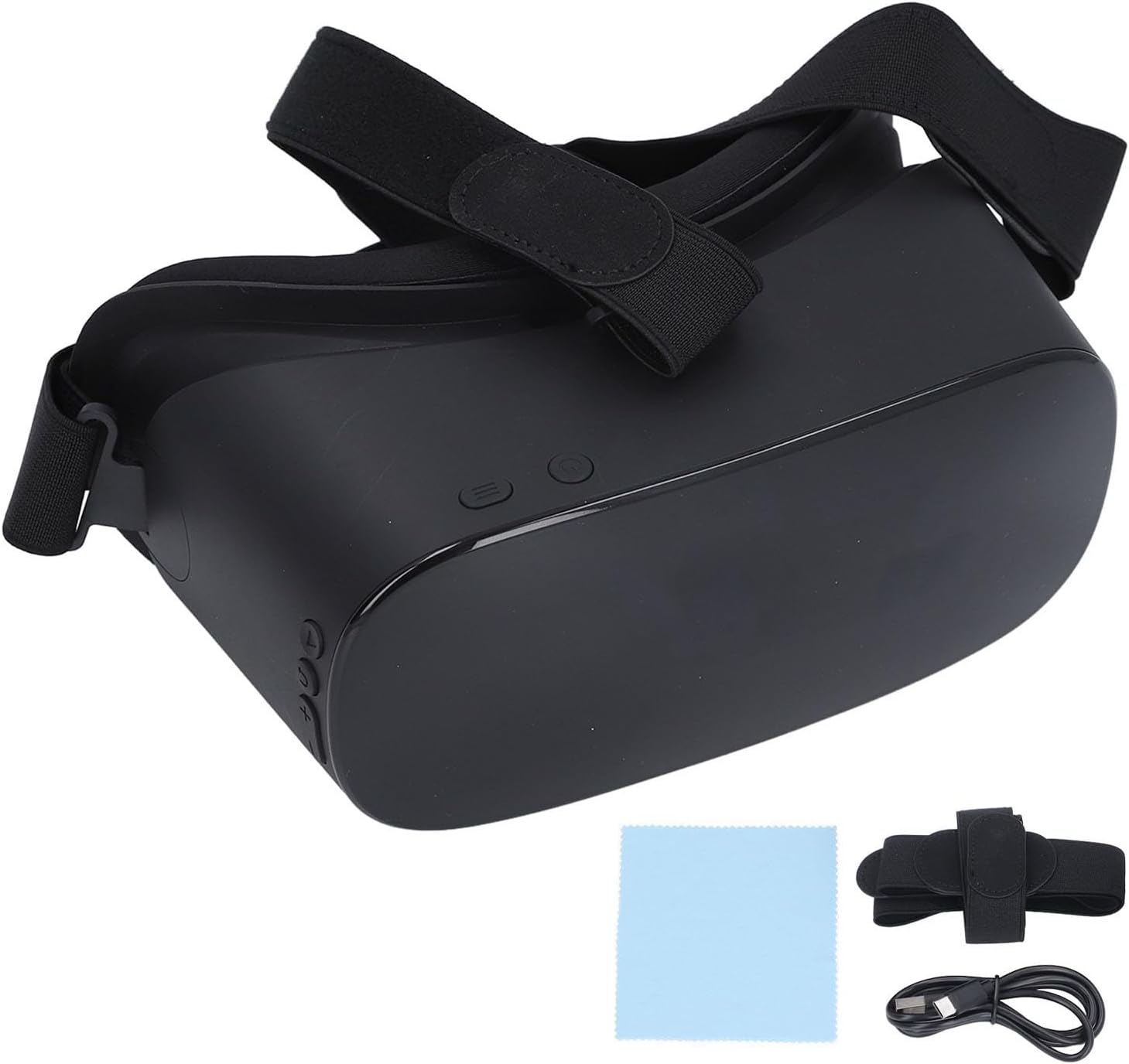GOWENIC VR Headset, 2.4G 5G Wi Fi BT 3D VR Glasses, OTG Connection HD 2560x1440 Ergonomic Comfortable 3D VR Headset for Entertainment