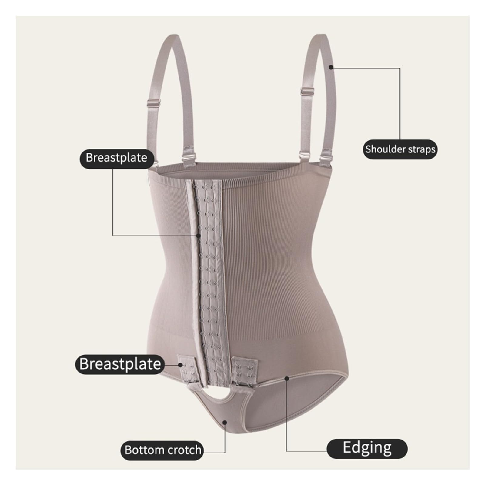 Gaine Amincissante pour Femme, Body Gainant Taille Haute, Short Gainant, Culotte Gainante, rehausseur de Fesses, sous-vêtements de Compression