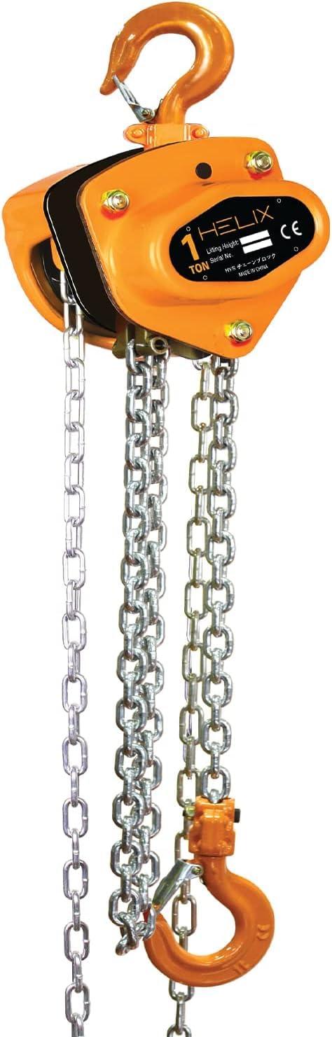 Amazon | HELIX チェーンブロック 1t チェーンホイスト 1000kg 1トン  
