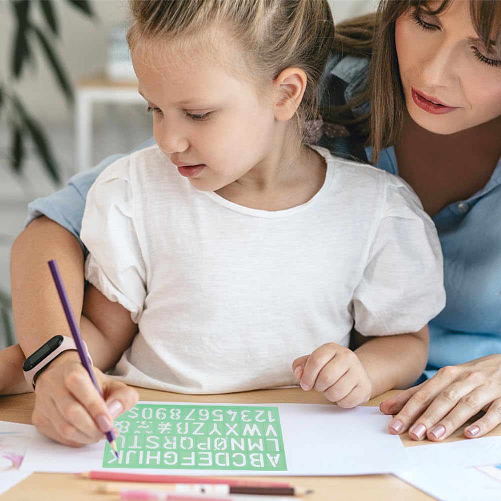 Alphabet Letters Stencil Ruler