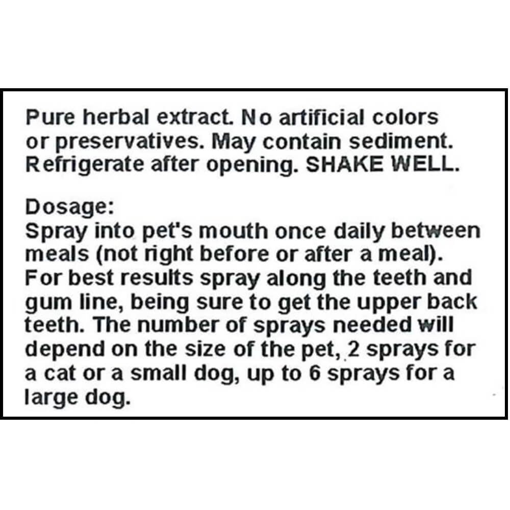 Buy Only Natural Pet Oral Care Spray All Smiles Peppermint Herbal