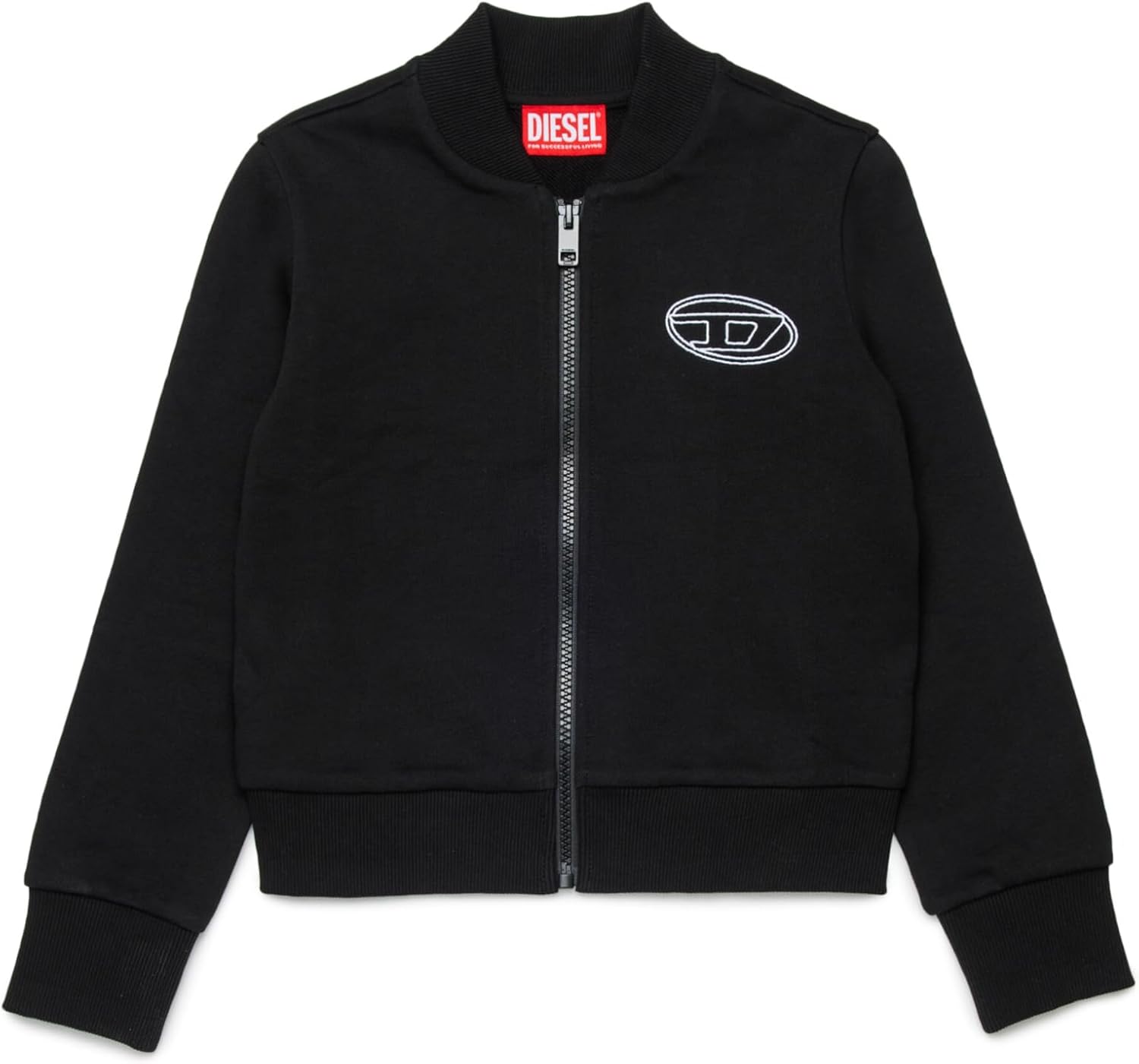 Diesel Girls' Full Zip Sweatshirt With Logo