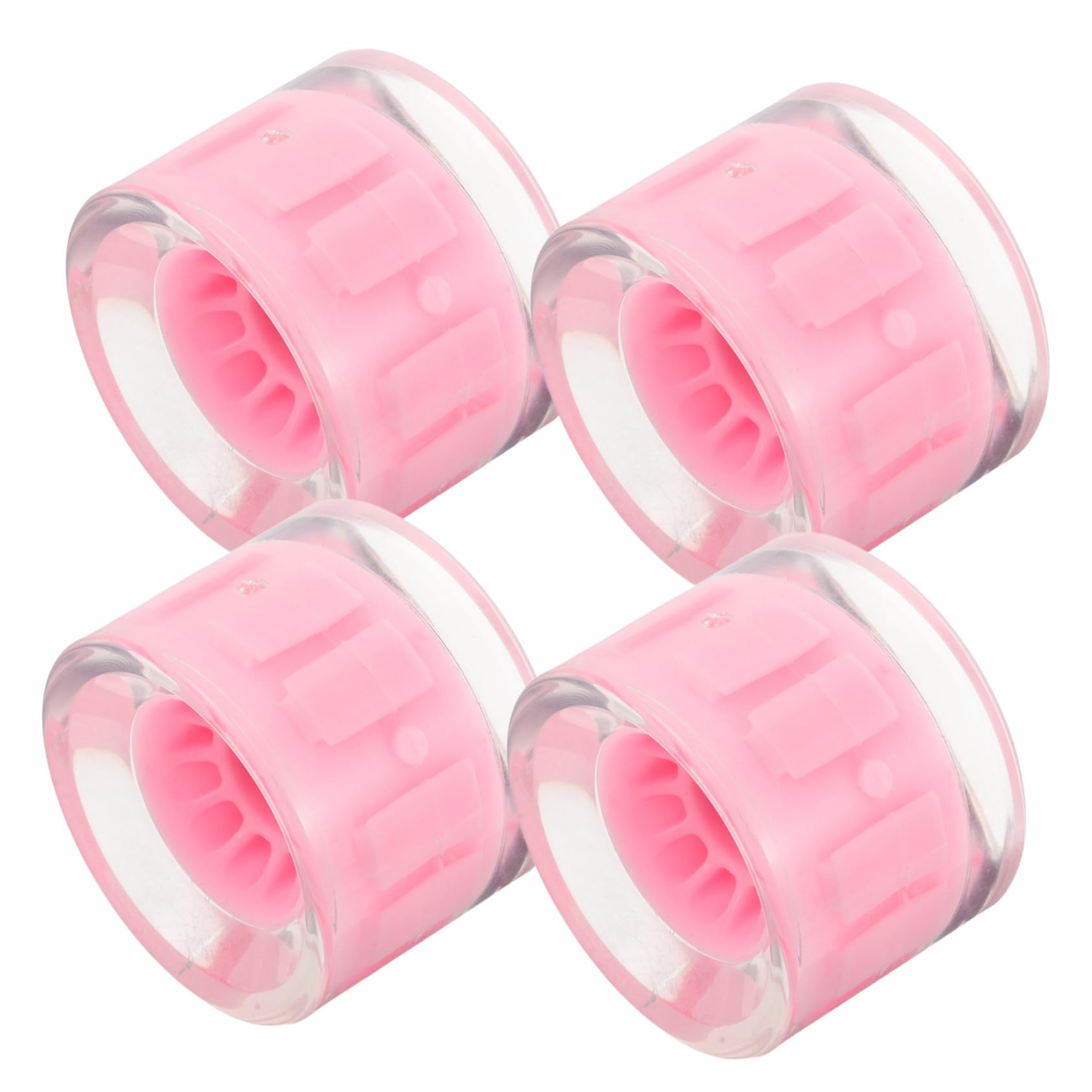 YARNOW Ruedas de Patineta Iluminadas Rosa PU 4piezas Diseño