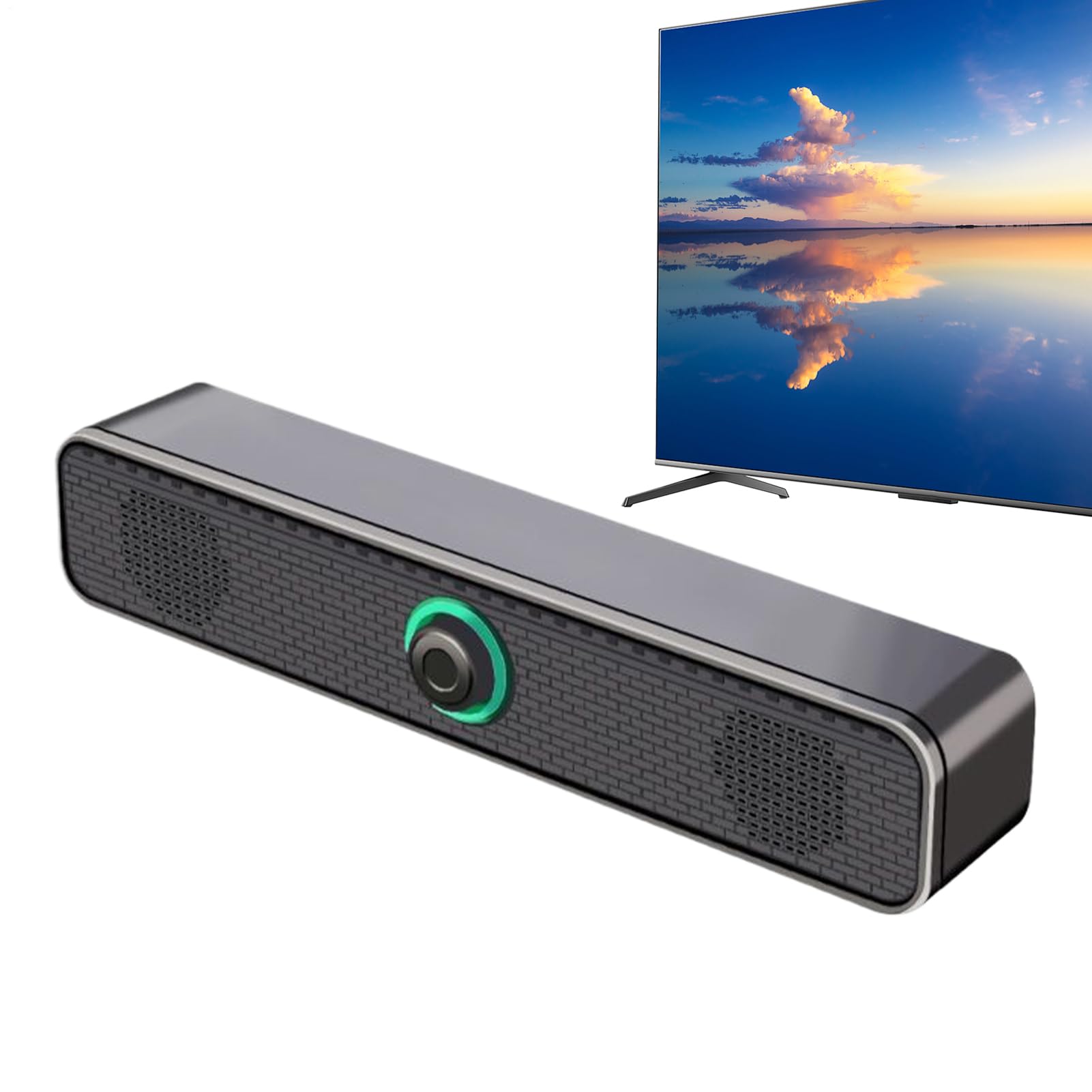Altavoces PC para Escritorio - Altavoces USB con Sonido Estéreo | Barra De Sonido USB con Fuerte para Escritorio Tableta Hogar Auto Aula Proyector TV Escenario Musical,para Proyector TV Tableta