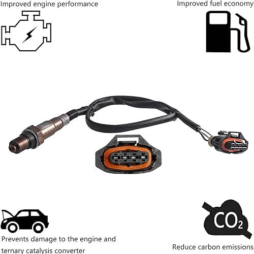 Miniatura 2 de Sensor de oxígeno ascendente compatible con Chevy 2015-2011 Cruze, 2015-2012 Sonic 1.8L 1.4L Bank 1 Sensor 234-4527 213-4699 16349 16735 75-4492