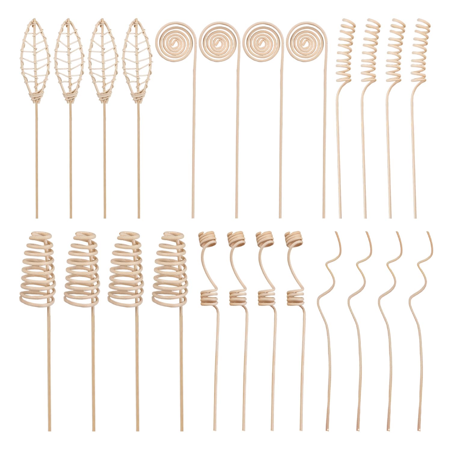 Paquete De 24 Varillas De Aromaterapia De Ratán, Fragancia Fresca Natural, Accesorios De Varillas De Aromaterapia para Perfumes, Adecuados para Uso En Entornos Domésticos Y De Oficina.