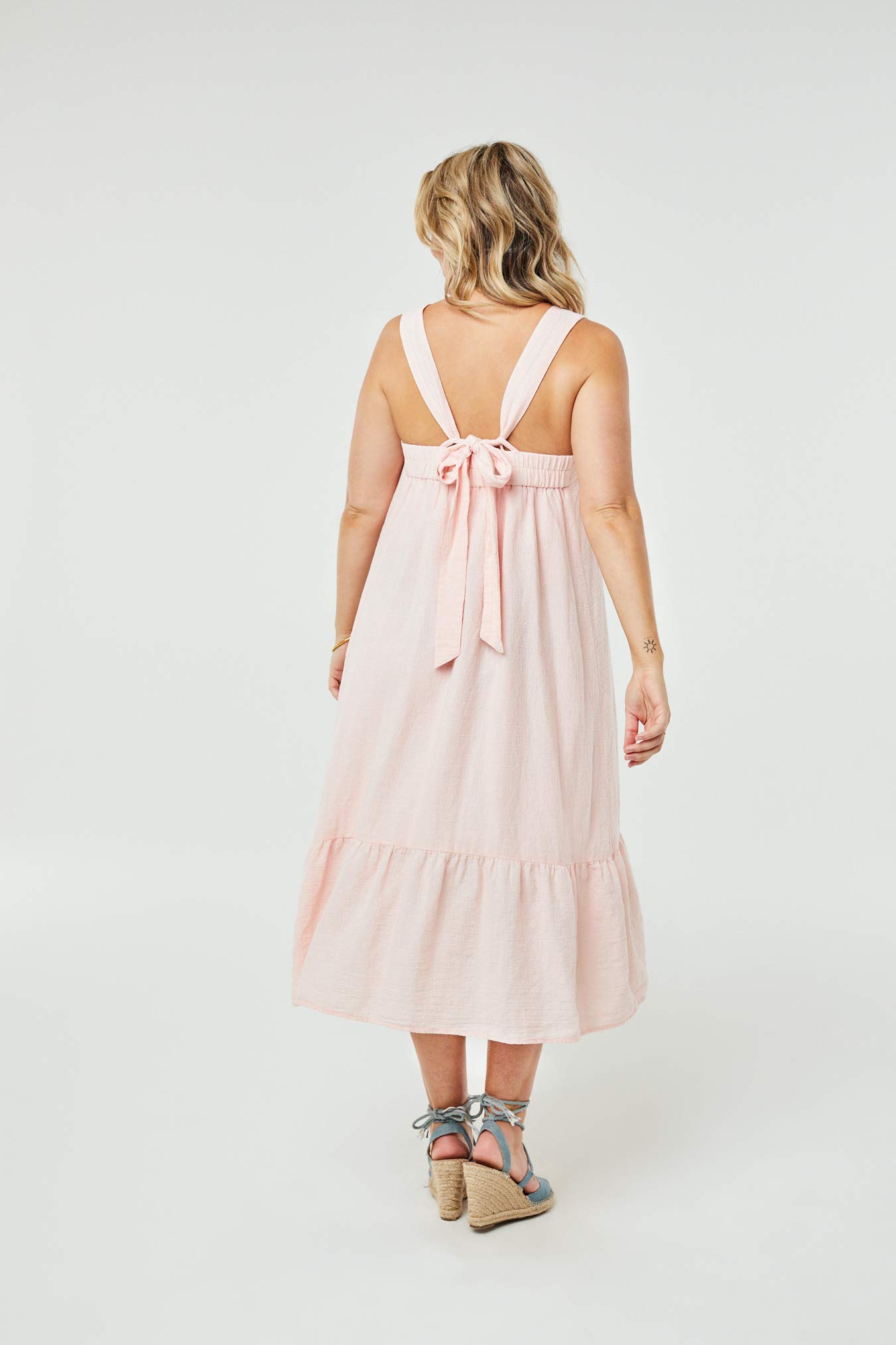 carve designs rayne dress Carve Designs | Dresses | Carve Designs Rayne White Midi Tie Back Dress Flowy Coastal Xs