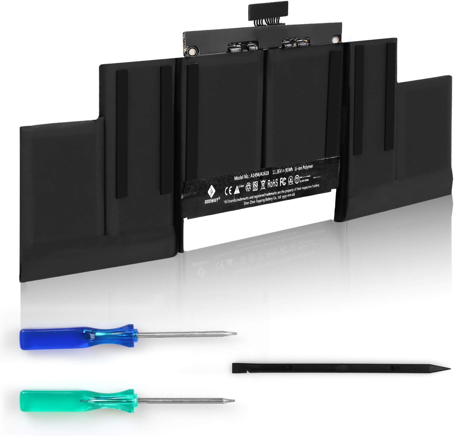 A1494 Battery for 15 inch A1398 Retina (Late 2013 / Mid 2014) ME293 ME294 (11.26V 95Wh)