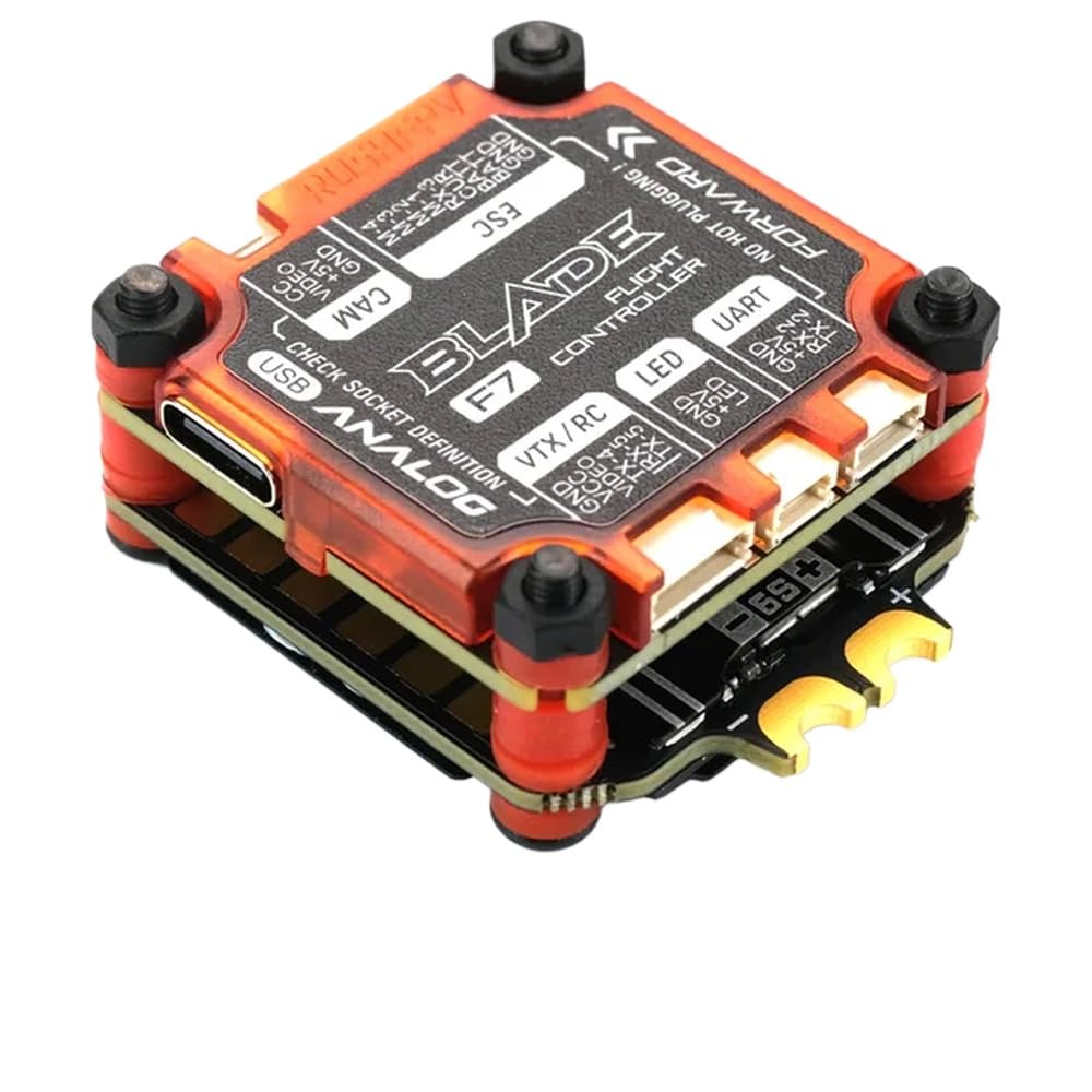 F722 Controller di volo analogico digitale Extreme 60A 128K BLHELI32 4in1 ESC compatibile con Racing Drone DIY RUSH V2 Stack(Analog FC 60A ESC)