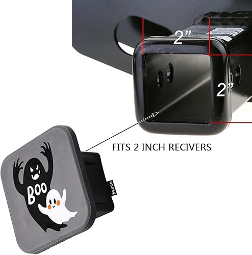 Vista 89 de Swono Cubierta de enganche de remolque de colibrí para receptores de 2 pulgadas, hermosas flores rosadas de jardín colibrí pájaro de goma receptor