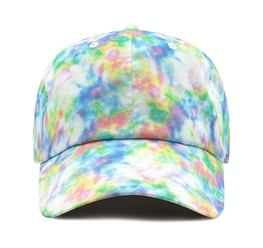 Image of Cotton Baseball Cap Dad Hat - Washed Low Profile Adjustable Hat for Men Women Casual Outdoor Running Golf