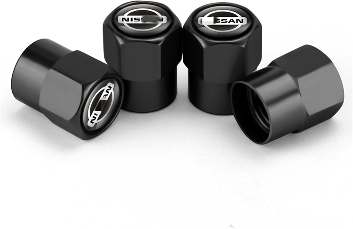 4Pcs Tire Caps Metal Air Valve Cap Compatible with Nissan
