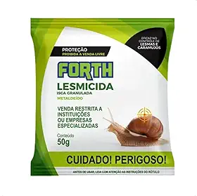 Forth Lesmicida 50g Lesma Caracol Caramujo Horta Jardim