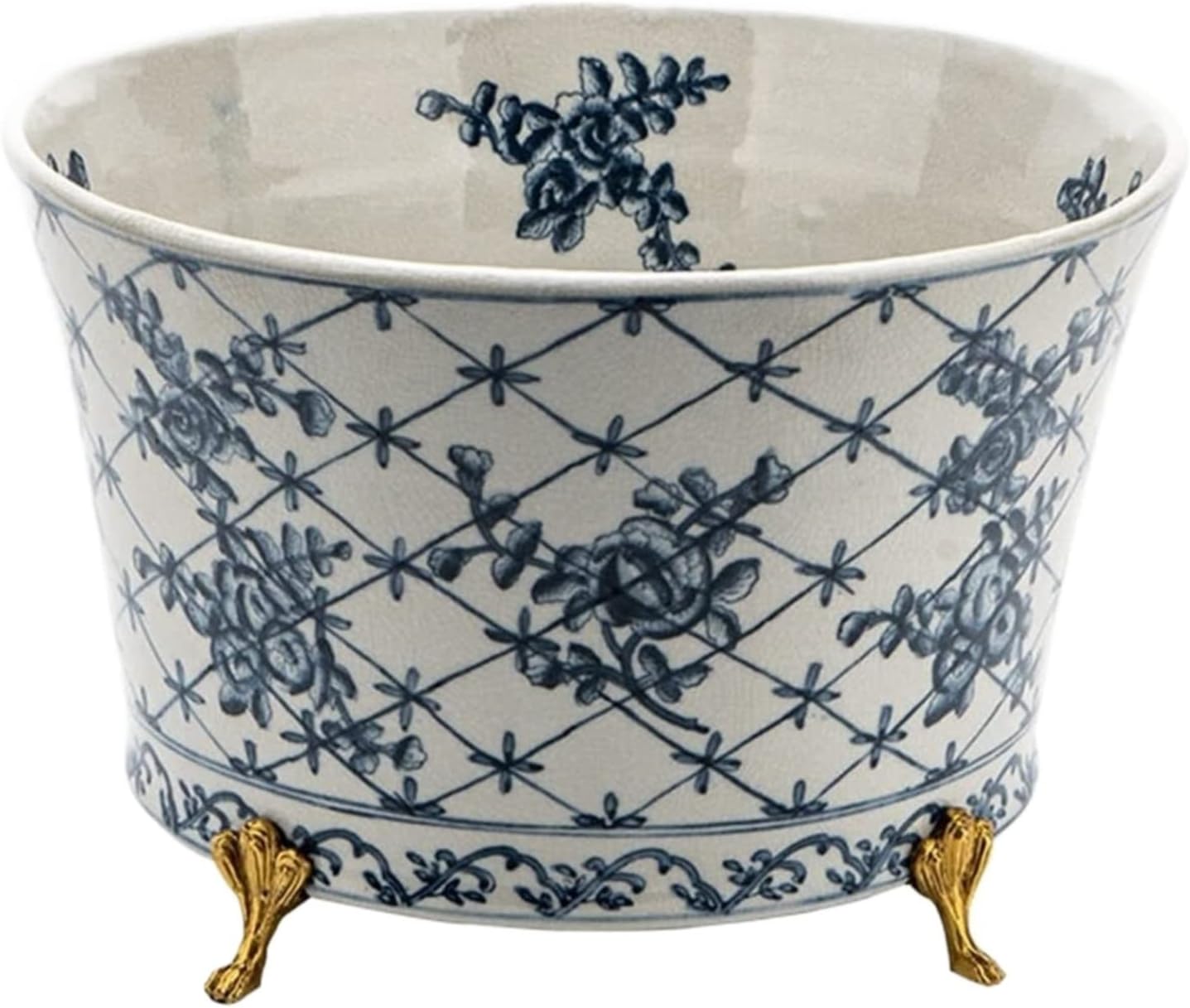 Fruit Basket Modern Round Ceramic Fruit Bowl Home Tabletop