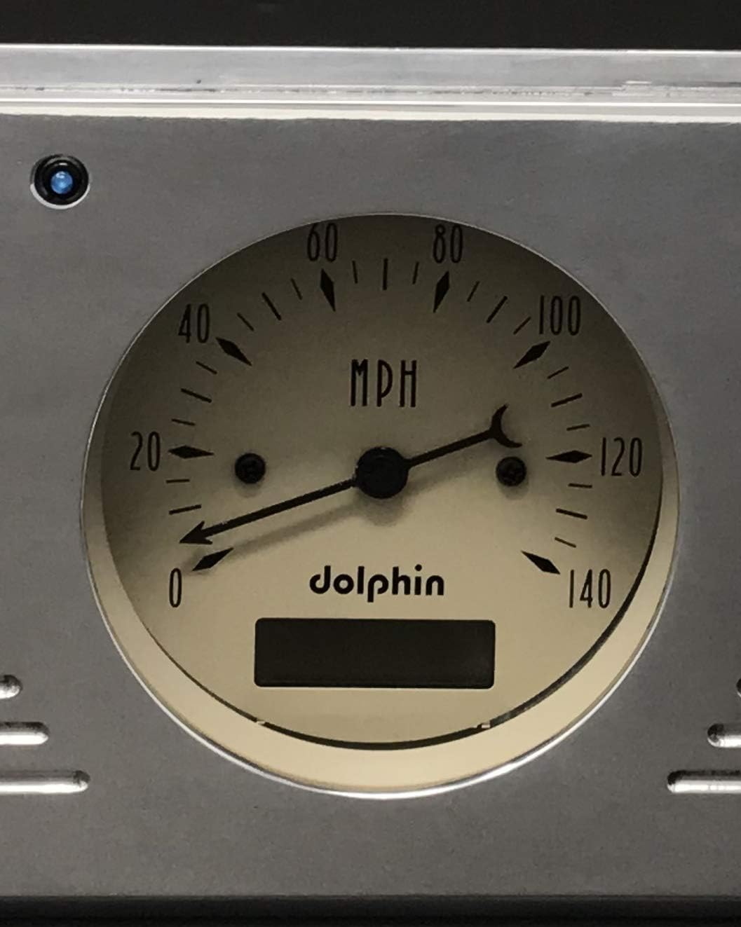 Dolphin Gauges 1937 1938 Chevy Car 5 Gauge Dash Cluster Panel Set Rear Mount Programmable Tan