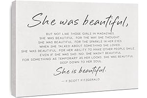 Motivational Canvas Wall Art: She Is the Poem June