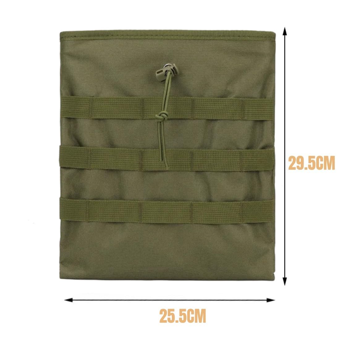 Sacchetto Tattico Molle Dump Pouch - Per Caccia, Airsoft E Lavoro, 7 Colori Disponibili - Foto 11