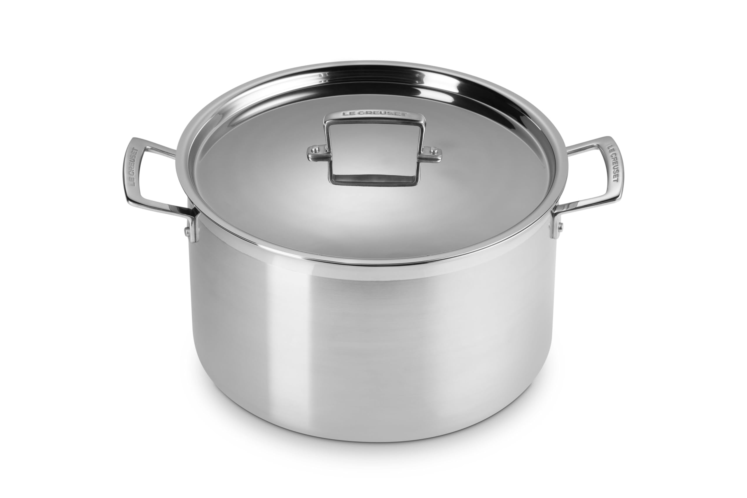 Marmite classique Le Creuset 10 l en acier inoxydable 3 plis