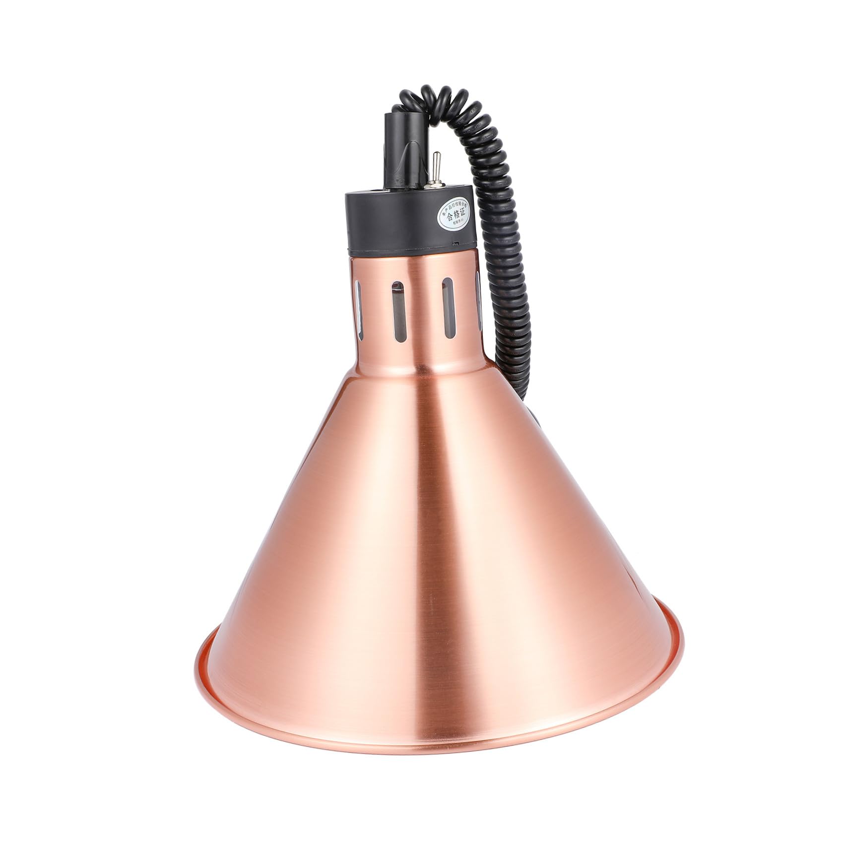 Lampada Riscaldante Telescopica per Cibo 250w Oro Metallo