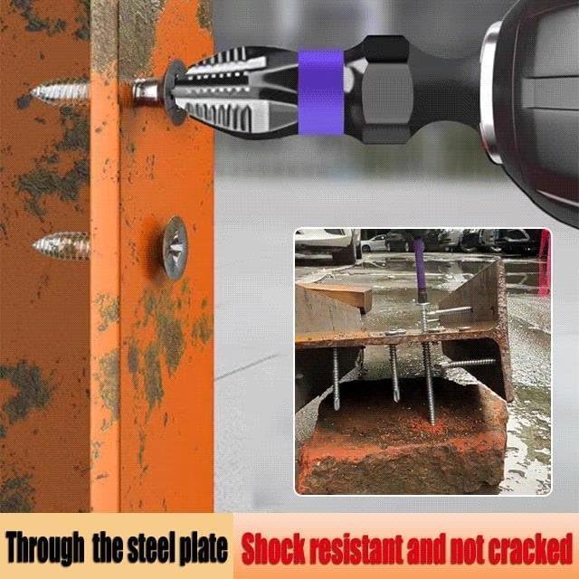 Miniatura 7 de Sueeas, puntas Sueeas, D1 antideslizantes y a prueba de golpes con puntas de destornillador Phillips, alta dureza mejorada y fuerte broca magnética