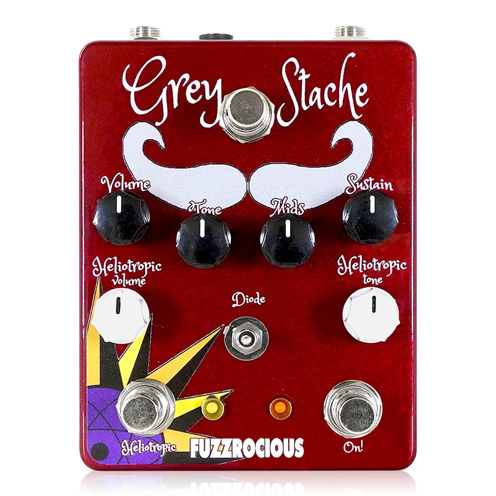 Amazon | Fuzzrocious Pedals ファズロシャスペダルズ Grey Stache