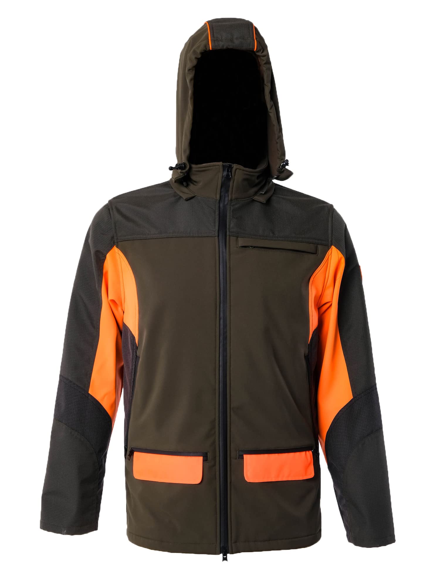 fratelliditalia.org Giacca alta visibilita in ottimo tessuto softshell Impermeabile caccia - Personalizzabile con il tuo logo