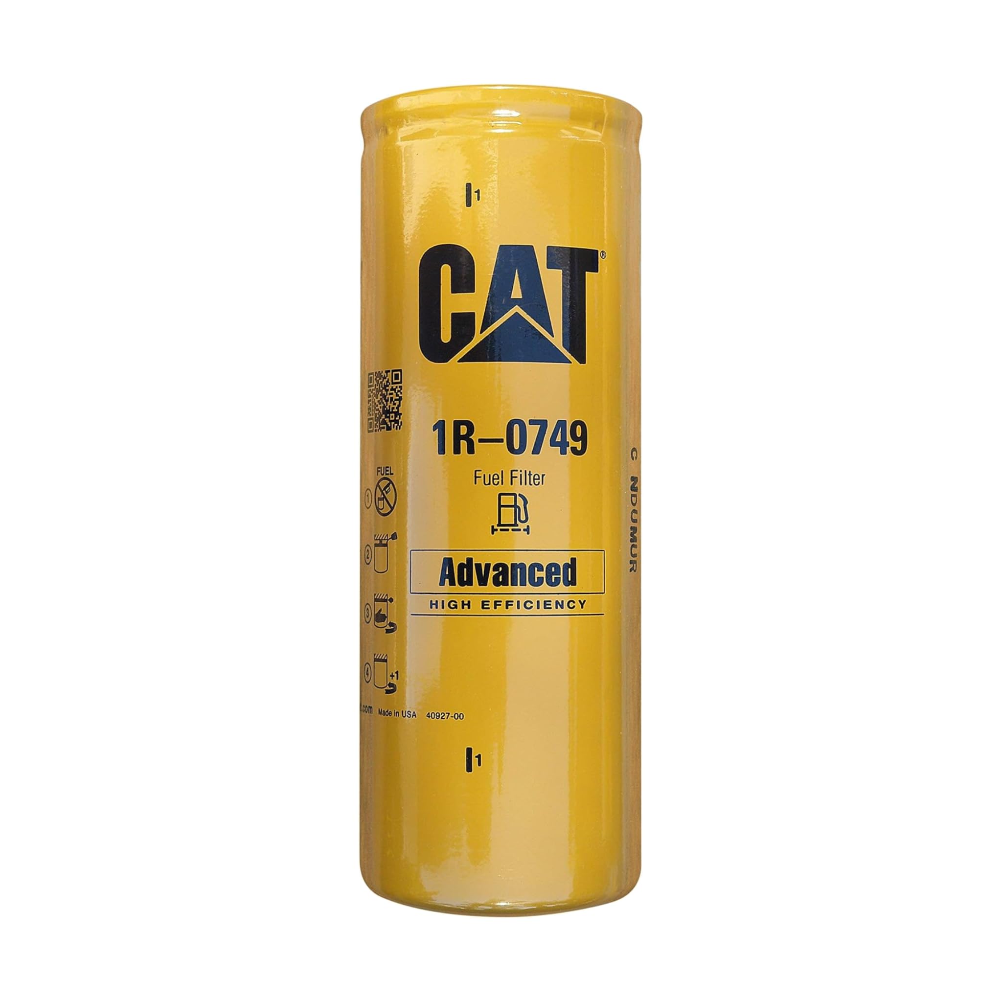 Caterpillar 1R-0749 Lot de 4 filtres à carburant haute efficacité
