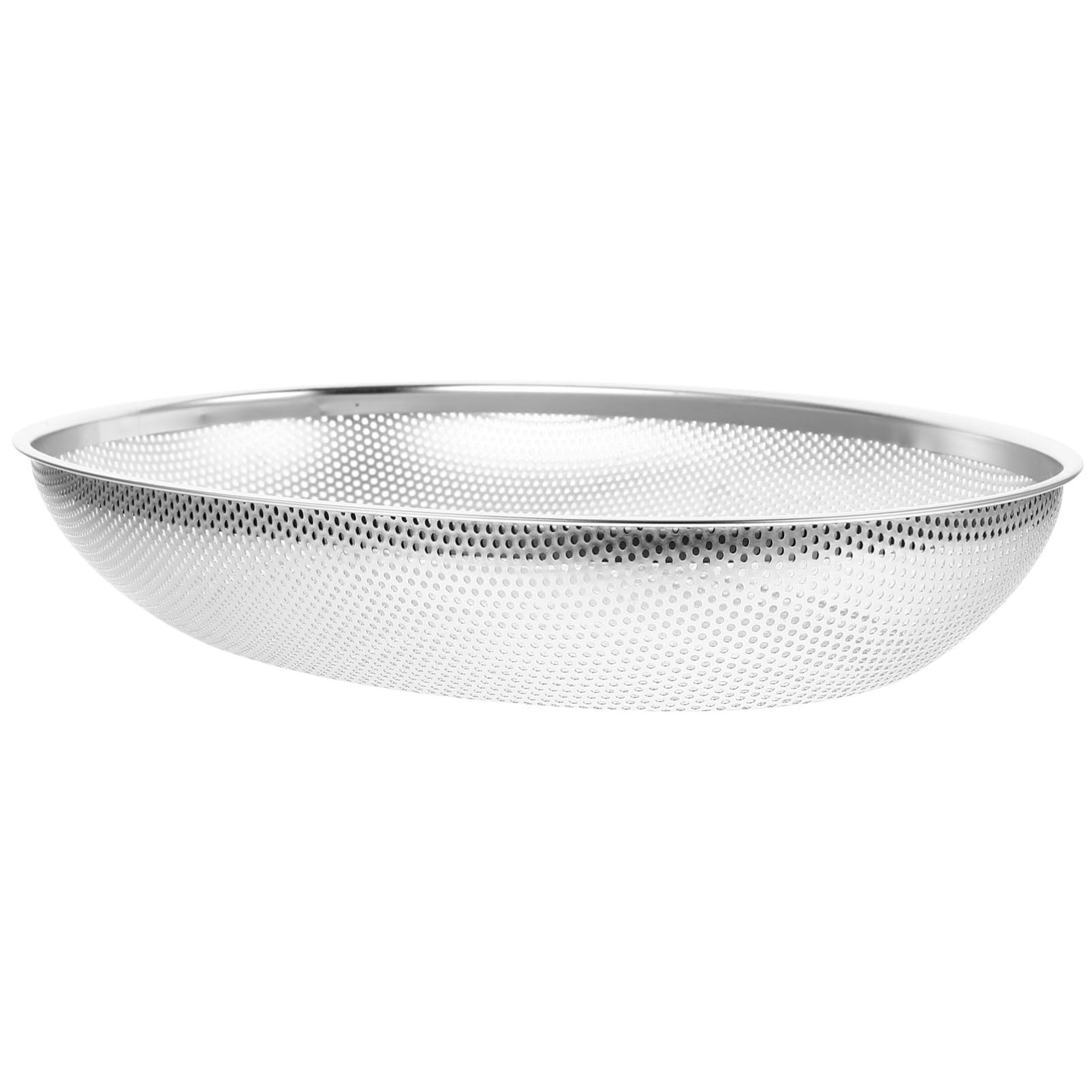Cabilock 2 Piezas Colador Inoxidable para Cocina Escurridor Multifuncional con Fina para Lavar Verduras y Frutas Resistente y Duradero