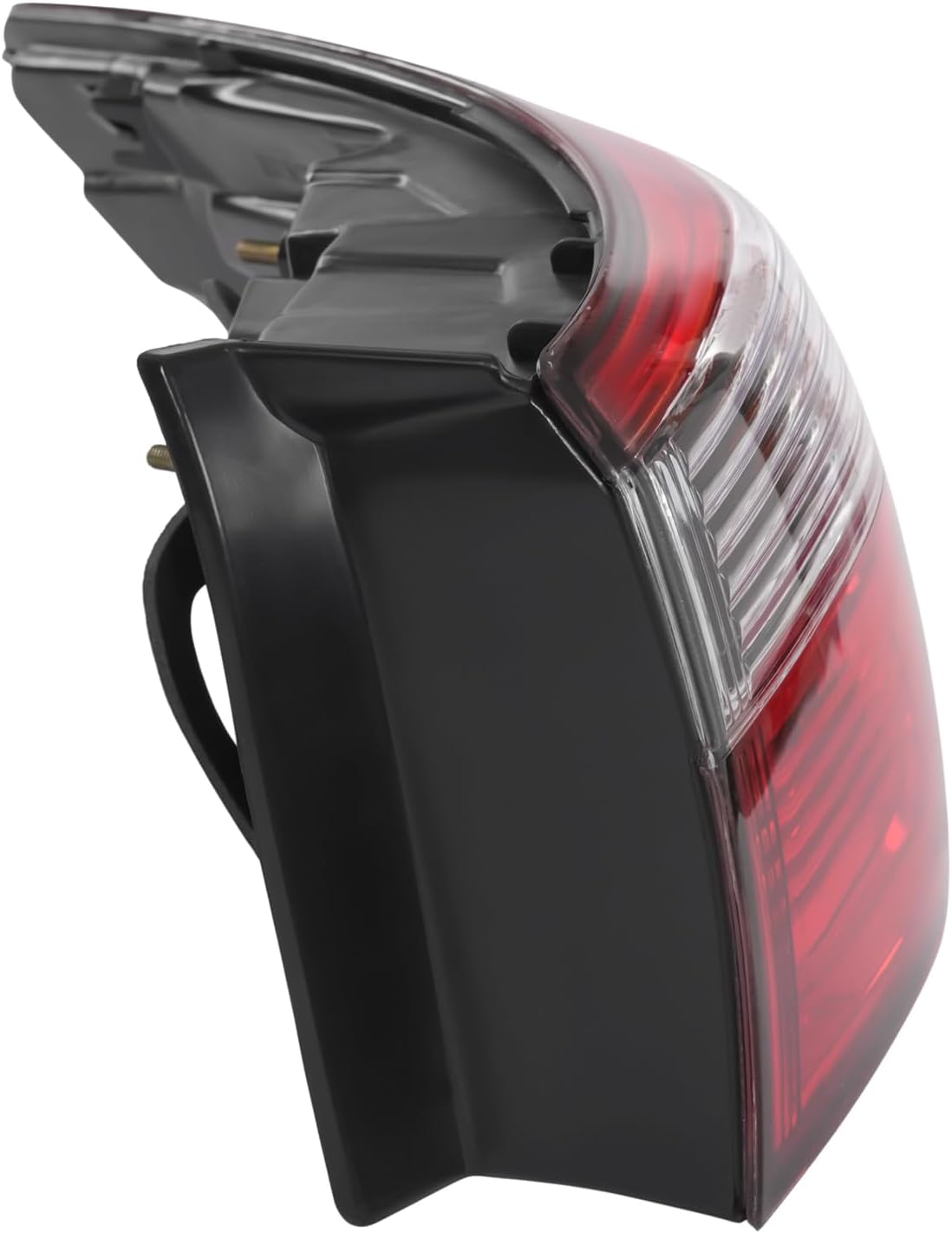 DuYouG- Outer Tail Lights For 2012 2013 2014 2015 2016 2017 Kia Rio Halogen Rear Brake Lamps Taillights Assembly Right Passenger Side Red Clear Lens 12V