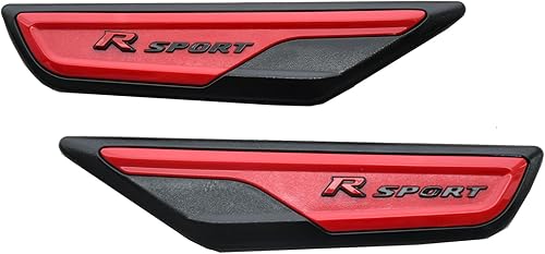 Juego de 2 emblemas deportivos R de repuesto para Honda Accord 08F59-TVA-120 2018-2022 (rojo)