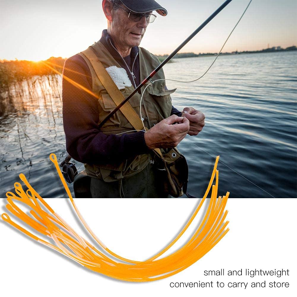 Connecteurs de Boucle de Ligne de Pêche à la Mouche Tressés 10Pcs