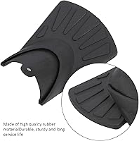 Vista 6 de Patinete delantero trasero aleta, scooter cola de pez de goma evita salpicaduras de barro fuerte practicidad para scooters eléctricos M365