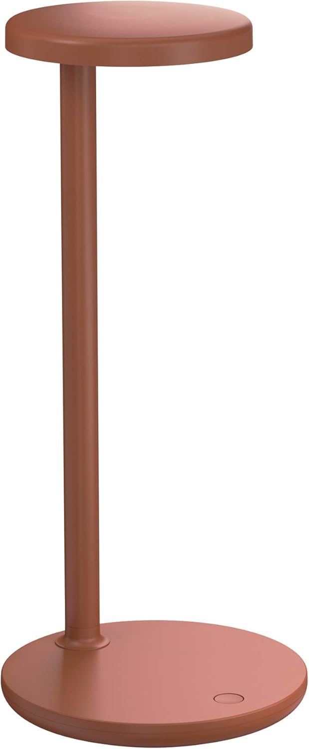 Flos Oblique 09.8302.DW Table Lamp 4000 K LED Aluminium Brown Dimensions: 15.5 cm x 35 cm