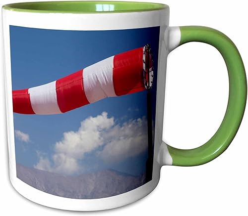 3dRose Wind Sock, Aviation, Vitacura Airport, Santiago, Chile - SA05 DWA0057... - Mugs (mug_85852_12)