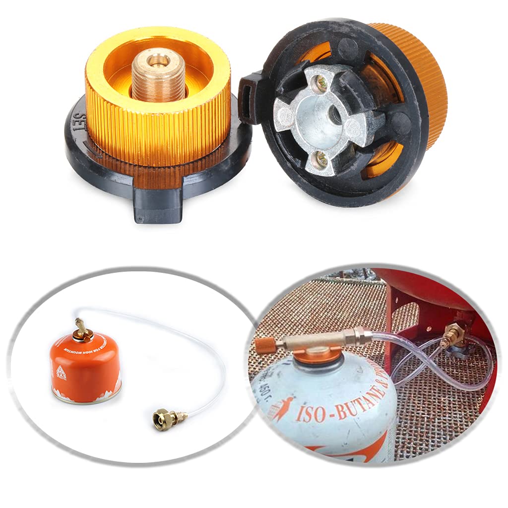 Adaptateur Propane Adapter Adaptateur De Propane, Adaptateur Bouteille De Gaz Propane Convertisseur De Reservoir Camping Adaptateur De Recharge De Gaz 99383340 Adaptateur Bouteille Gaz Camping