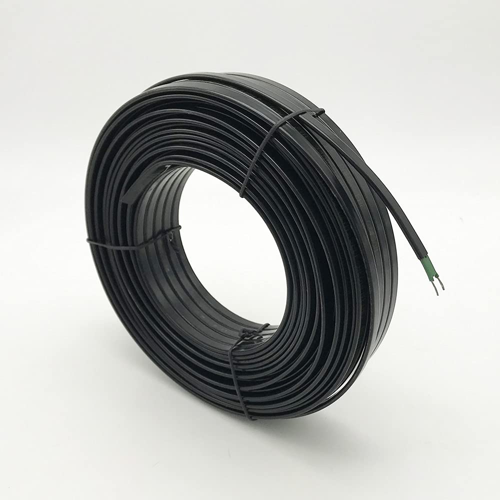 MyncbD Cavo Elettrico Cavo di Riscaldamento Elettrico 12V 24V 110V 220 Volt Tubo dell'Acqua Antigelo Protezione antigelo Cavo di Riscaldamento per Tetto Autoregolante 50m (Color : 24V 25W 5m)