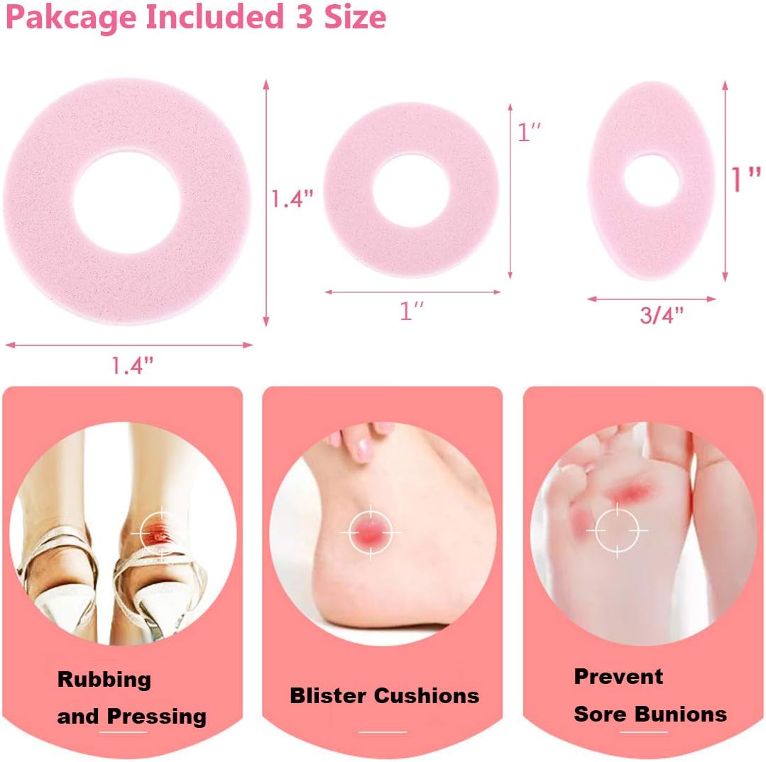 Corn Cushion Pads 66 Counts Variety Pack Foam Corn Protectos Pads for Foot, Toe Callus and Feet Sore : Health & Household