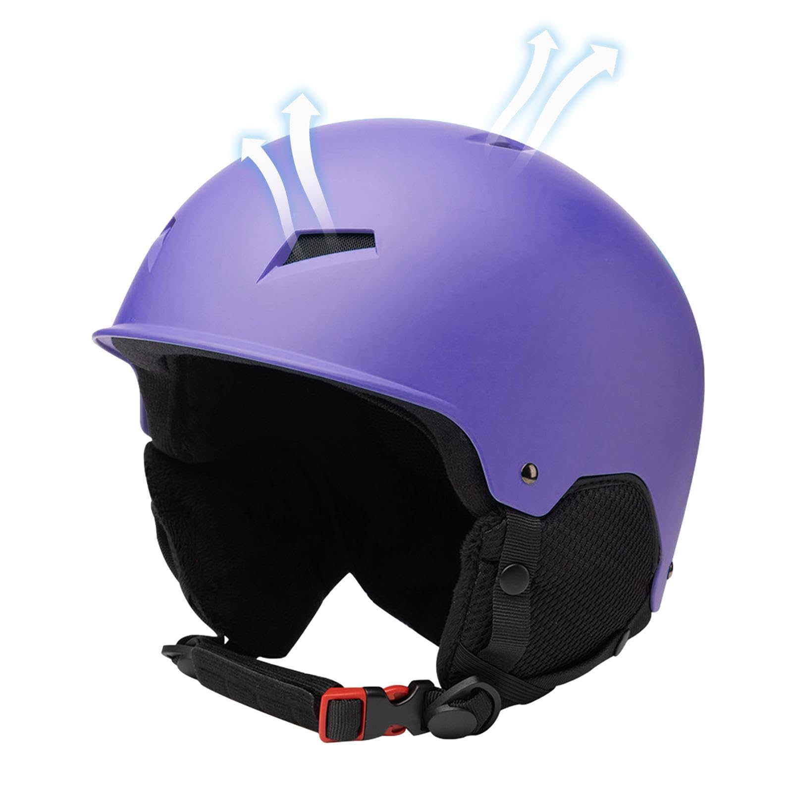 Teksome Cappello di sicurezza per lo sci, Cappello di sicurezza per lo | snowboard, Cappello rigido con protezione regolabile Cappello di sicurezza per snowboard, Cappello di sicurezza multiuso