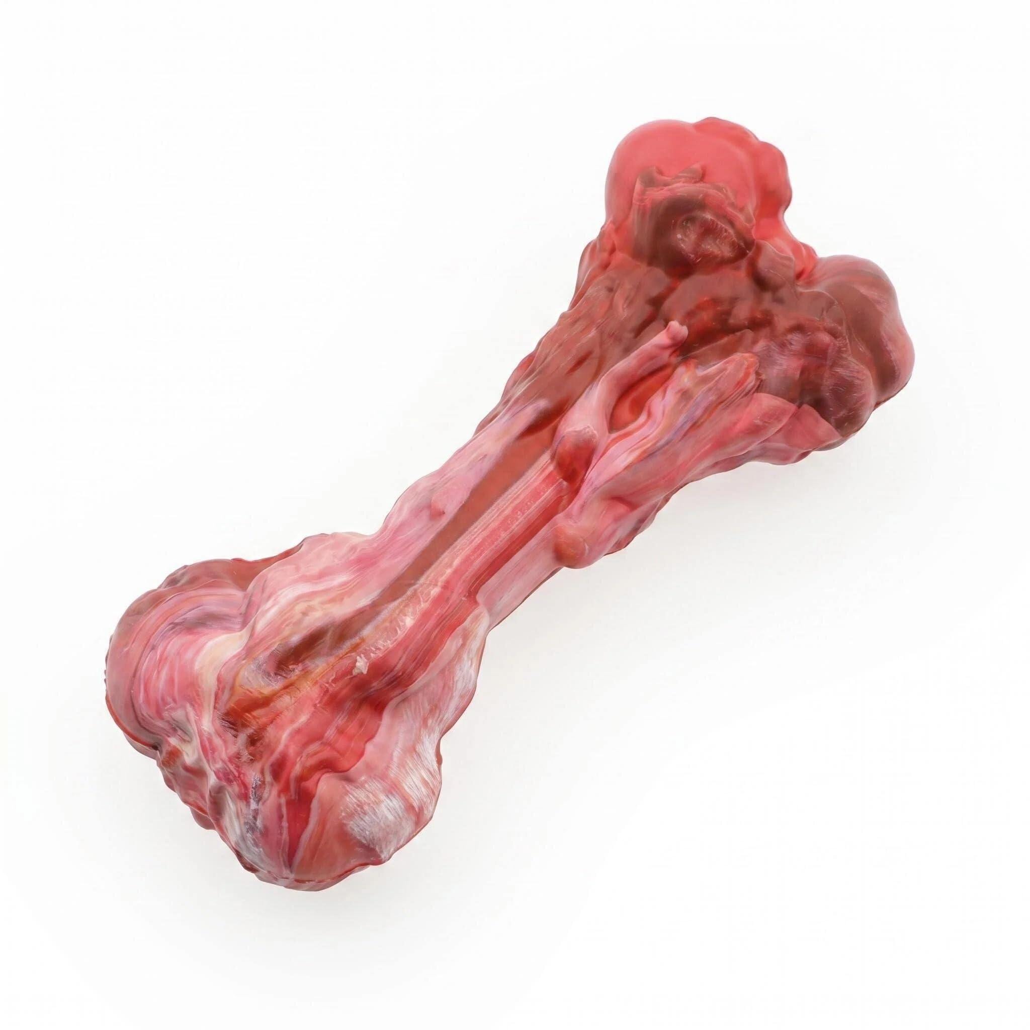 Satiskid Indestructible Dog Toys for Aggressive Chewers, Natural Rubber Puppy Teething Stick for Stress Relief, Boredom & Destructive Chewing, Chewing Toys for Small Medium & Large Dogs