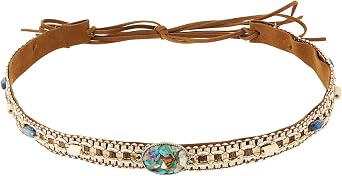 Cowboy Hat Bands for Women Men Hat Bands Western Hat Belts Rural Classical Mexican Turquoise Hatbands