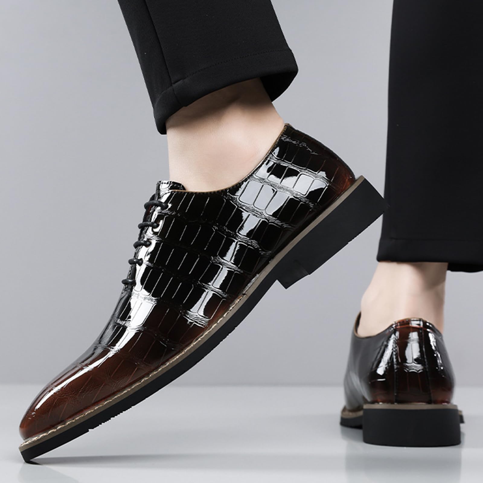 Scarpe Oxford Uomo Classiche Scarpe Eleganti Punta Affusolata